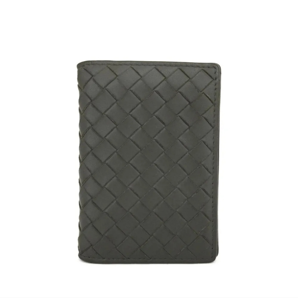 Bottega Veneta Intrecciato Lambskin Card Case. Watch Video!!